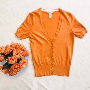 Banana Republic short-sleeved cardigan sweater